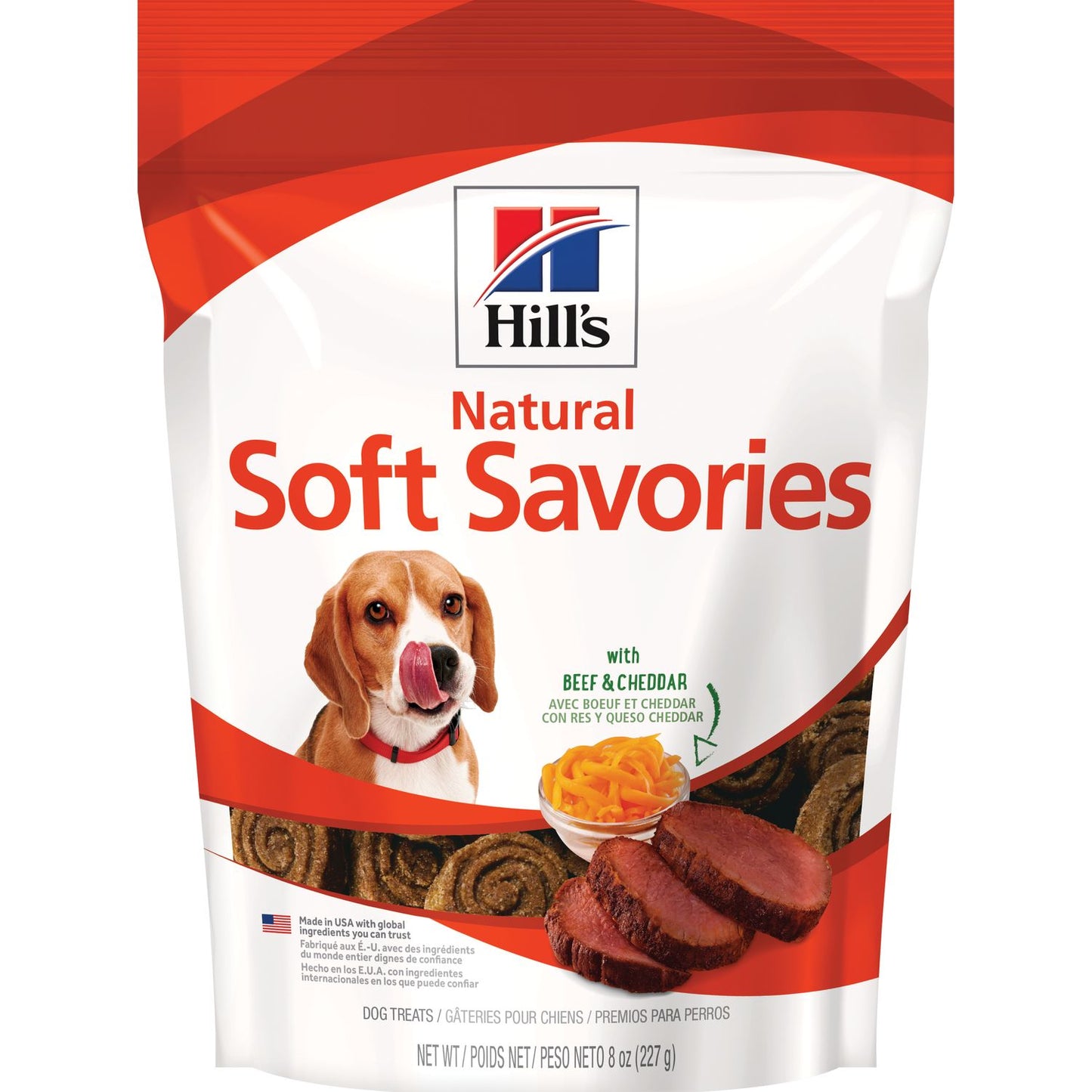 Hill's Science Diet Soft Savories Beef & Cheddar Dog Treats 227 Gr