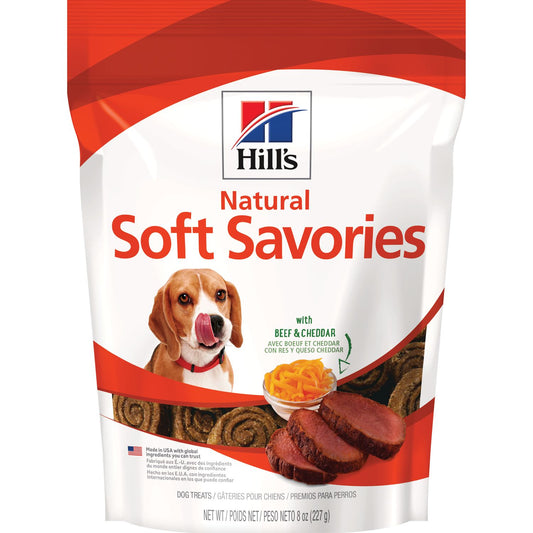 Hill's Science Diet Soft Savories Beef & Cheddar Dog Treats 227 Gr