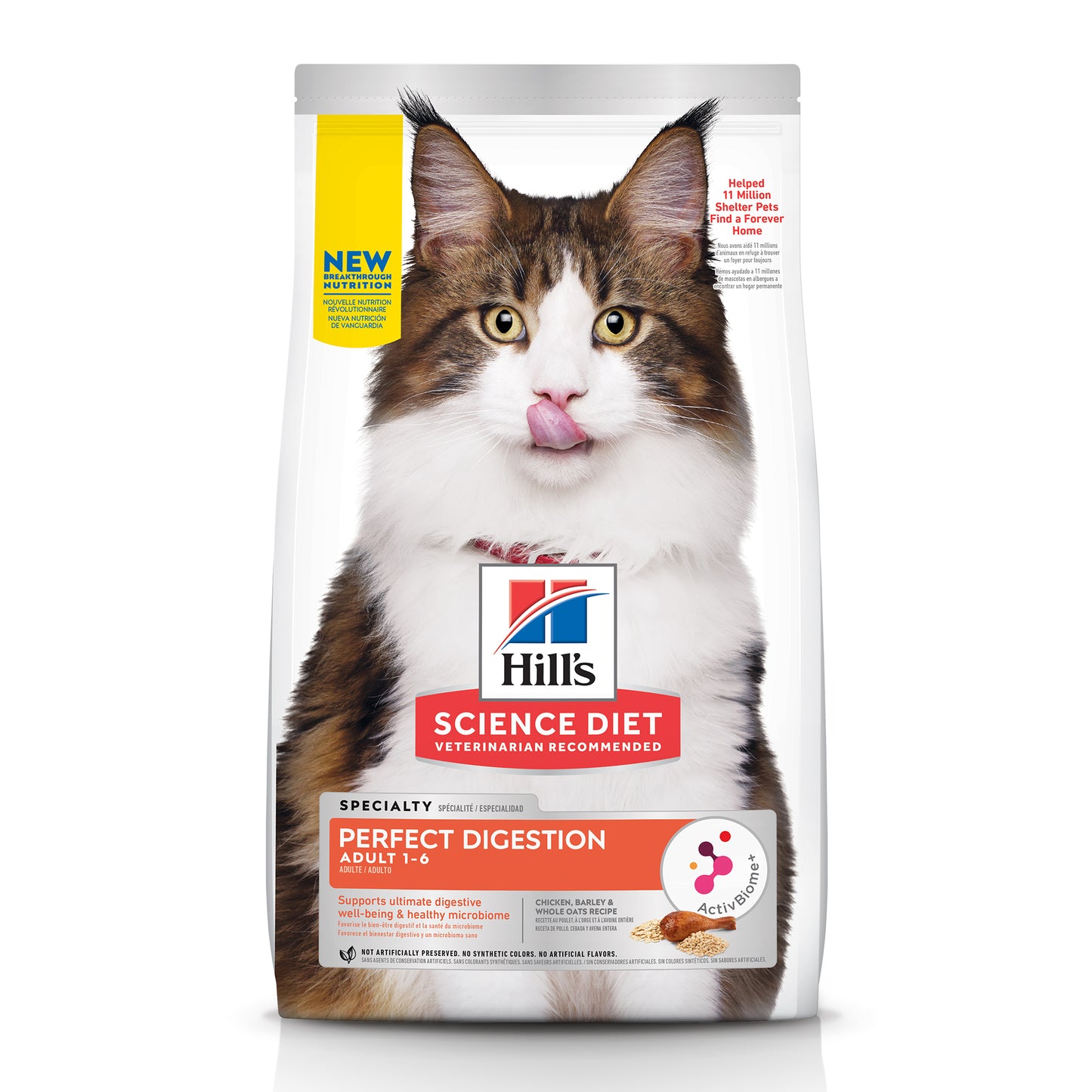 Alimento Hill's Science Diet Adulto Digestión Perfecta Para Gato 1.5kg (UNICAMENTE BAJO PEDIDO)