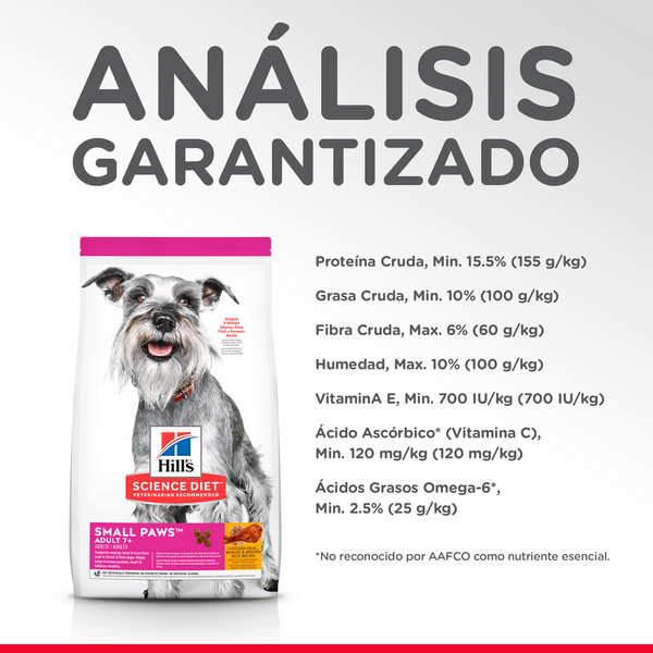 Alimento Hill´s Science Diet Senior Small Paws Para Perro 2.27kg
