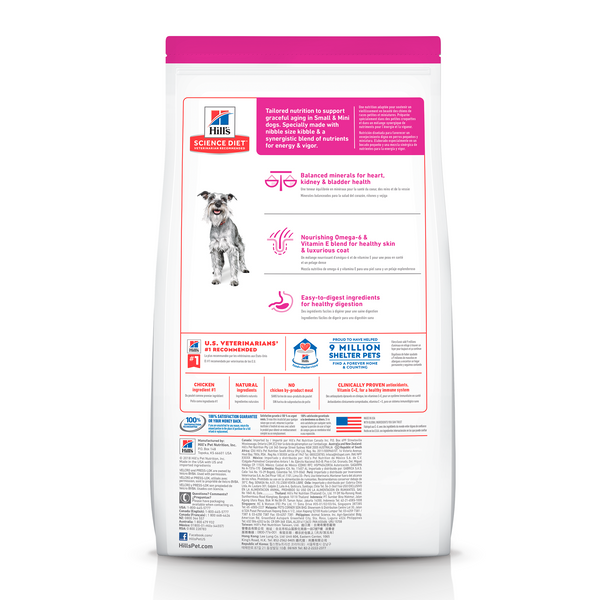 Alimento Hill´s Science Diet Senior Small Paws Para Perro 2.27kg