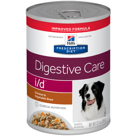 Alimento Hill's Prescription Diet i/d Cuidado Digestivo Estofado Para Perro Lata 370g