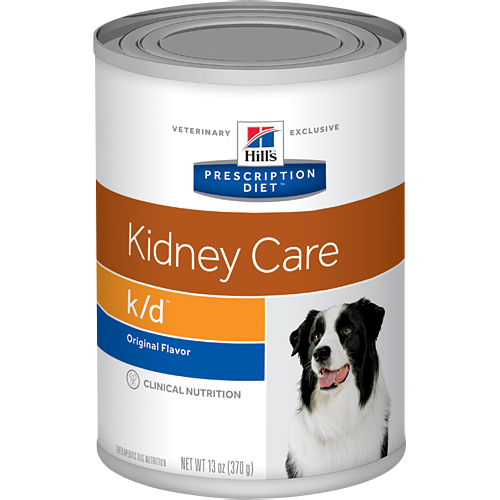 Alimento Hill's Prescription Diet k/d Cuidado del Riñón Pollo Para Perro Lata 370g