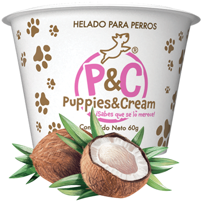 Helado Puppies&Cream Coco 30g