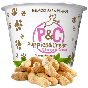 Helado Puppies&Cream Mantequilla de Cacahuate 30g