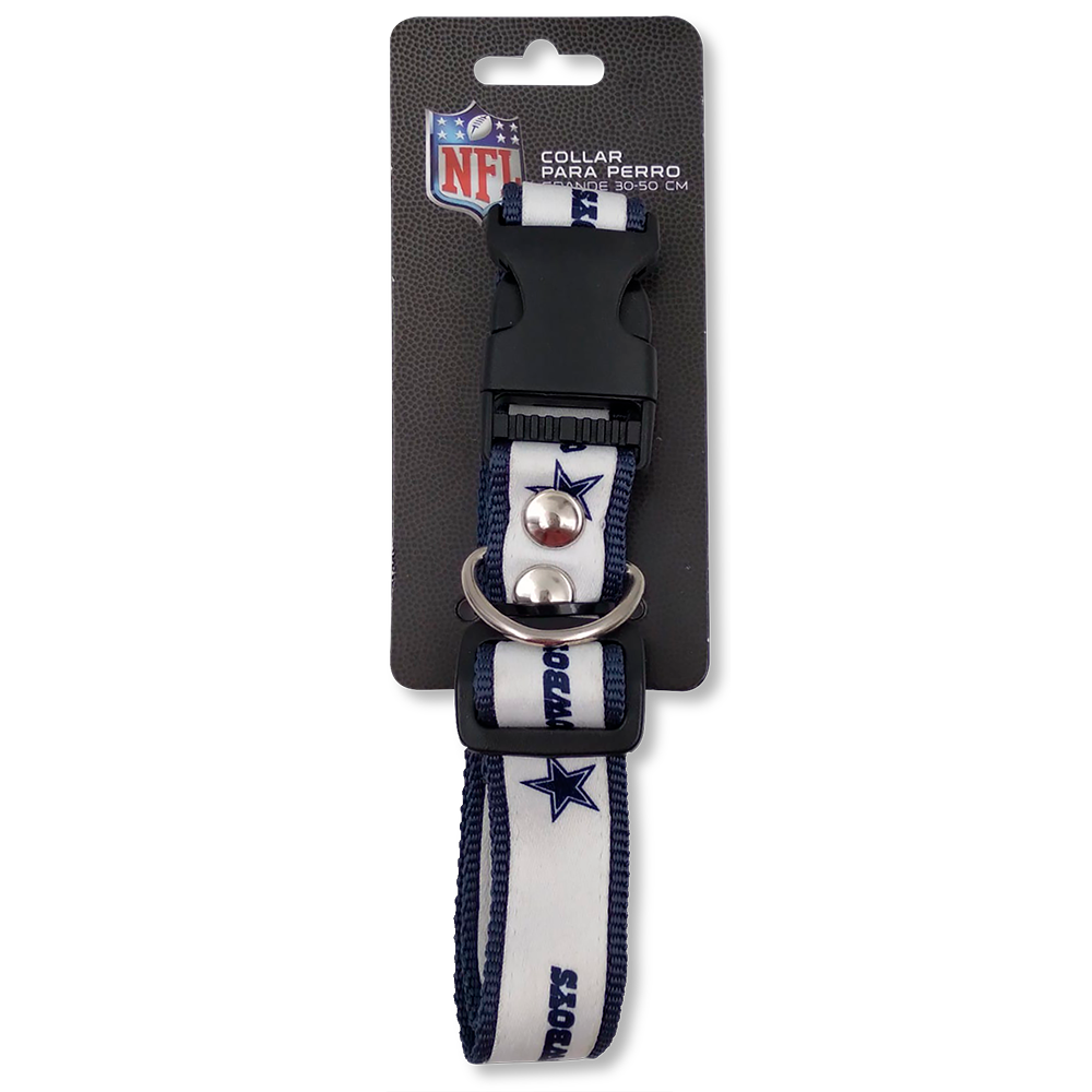 Collar NFL Cowboys Grande Para Mascotas De 30-50cm