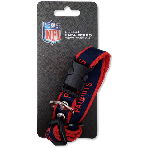 Collar NFL Patriots Chico Para Mascotas De 20-30cm