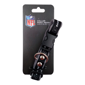 Collar NFL Raiders Chico Para Mascotas  De 20-30cm