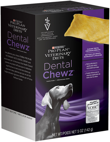 Premios Pro Plan Veterinary Diets Dental Chewz Para Perro 142g