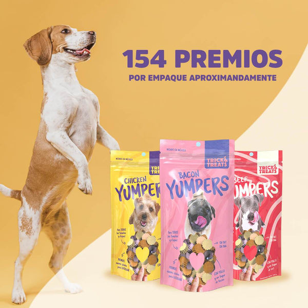 Premios Yumpers Sabor Tocino Para Perro 100g