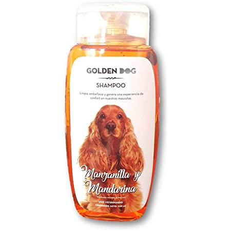 Shampoo Golden Dog Manzanilla y Mandarina 250ml