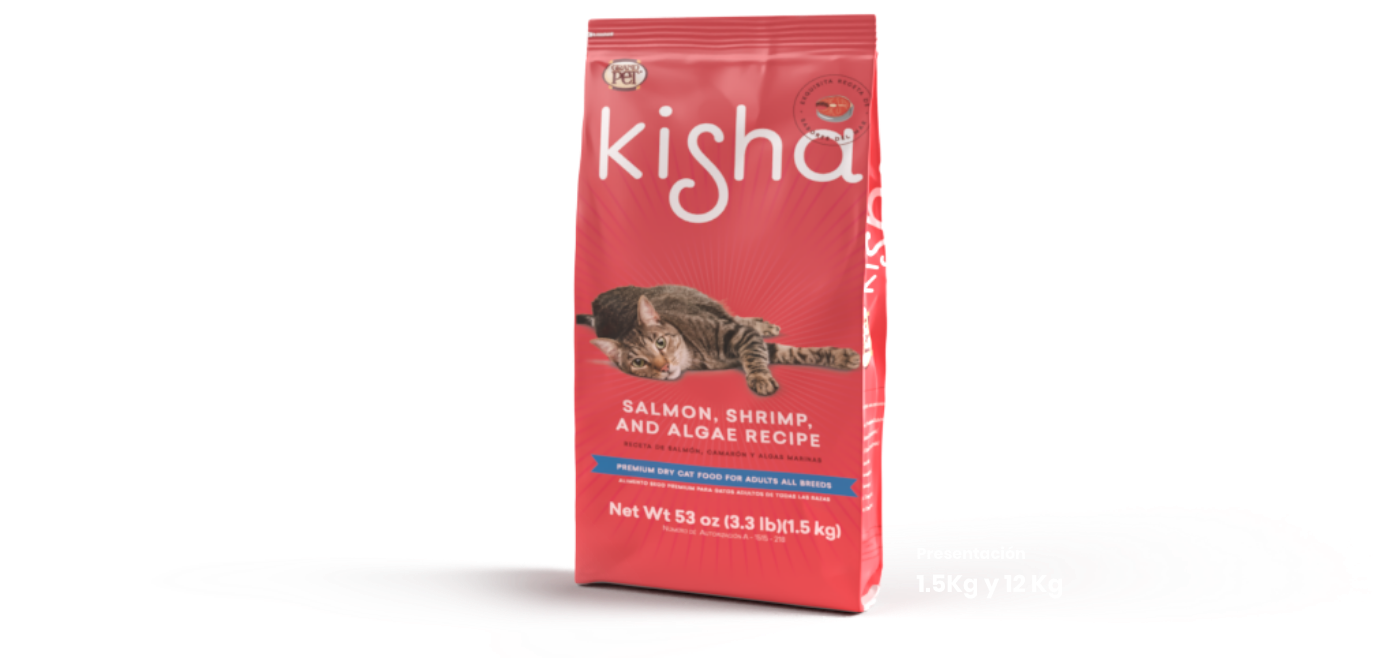 Alimento Kisha Premium Para Gato Adulto 12kg