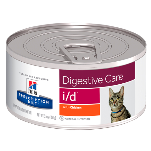 Alimento Hill's Prescription Diet i/d Cuidado Digestivo Para Gato Lata 156g