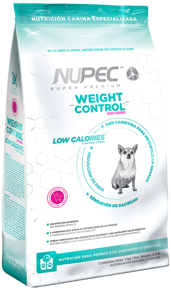 Alimento Nupec Weight Control Razas Pequeñas 8kg