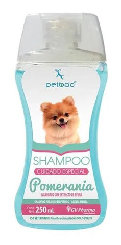 Shampoo Petbac Cuidado Especial Pomerania 250ml