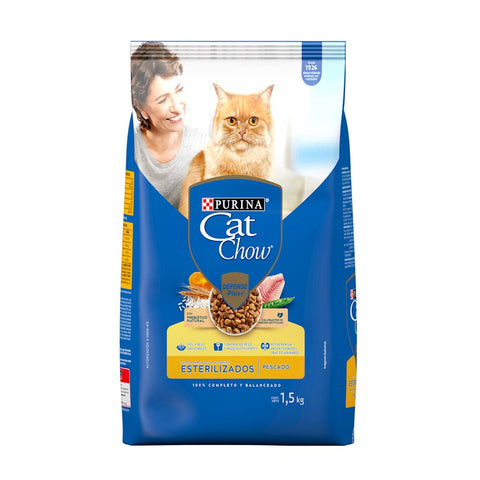 Alimento Cat Chow Para Gato Esterilizado 1.5kg